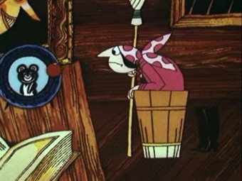 Кадр из мультфильма «Баба Яга против».